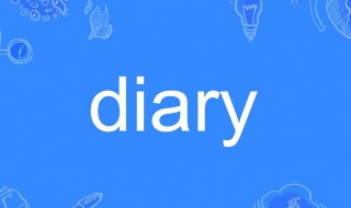diary是什么意思 diary是什么意思中文翻译