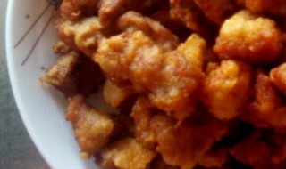 干炸肉段的家常做法 干炸肉段的家常做法视频