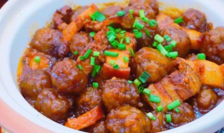 山芋粉圆子烧肉的家常做法（山芋粉圆的做法窍门）