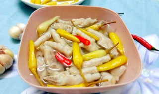 四川正宗泡椒凤爪做法 四川正宗泡椒凤爪做法视频