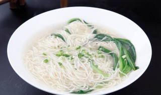 清汤挂面的家常做法 清汤挂面最简单的做法