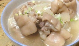 清炖猪蹄怎么做（清炖猪蹄怎么做不腥）