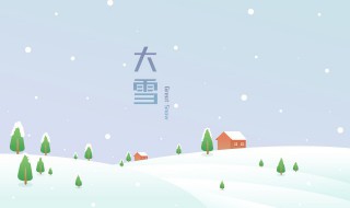 关于大雪节气的谚语及诗句有哪些（关于大雪节气的农谚）