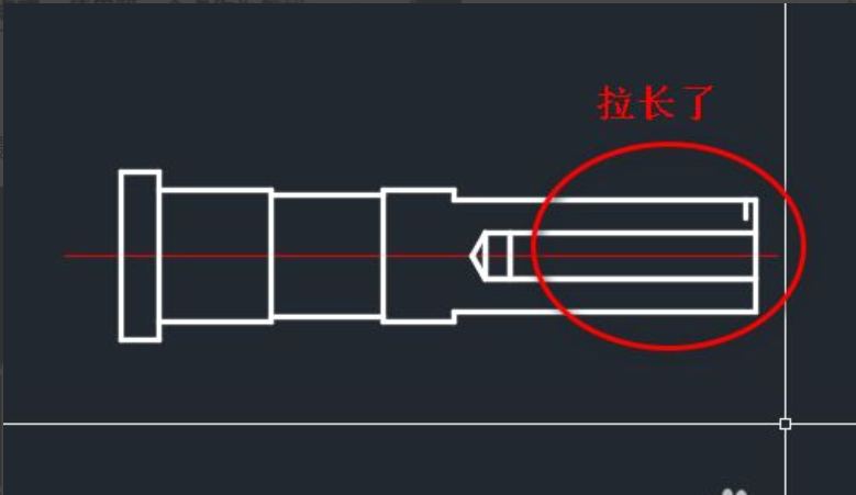 cad怎么拉伸图形变长