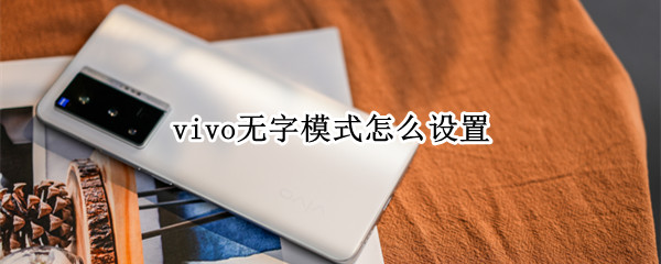 vivo无字模式怎么设置 vivo手机怎么设置无按键