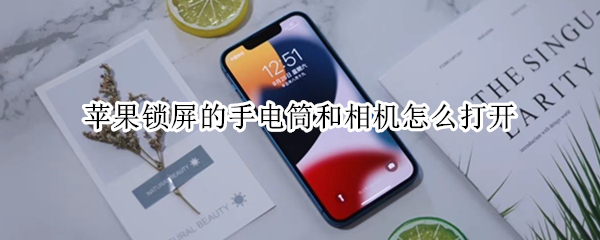 苹果锁屏的手电筒和相机怎么打开 iphone在锁屏界面如何使用相机和手电筒