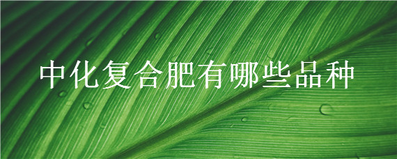 中化复合肥有哪些品种 中化复合肥有哪些生产厂家
