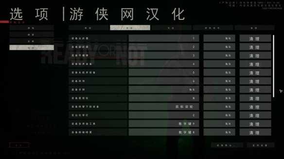 严阵以待装备怎么操作 ready or not装备快捷操作指南