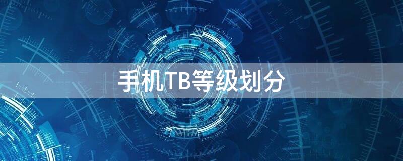 手机TB等级划分