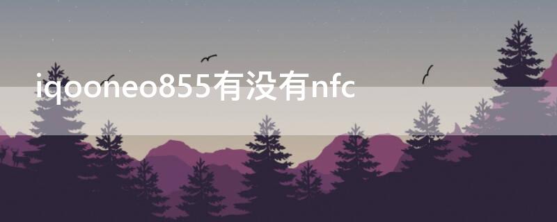 iqooneo855有没有nfc iQOOneo855有没有NFC