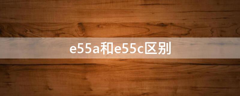 e55a和e55c区别 e55c与e55x