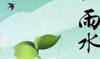 节气里的雨水啥意思（节气里的雨水是什么意思）