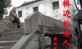 桥边的老人主旨句 桥边的老人句子赏析