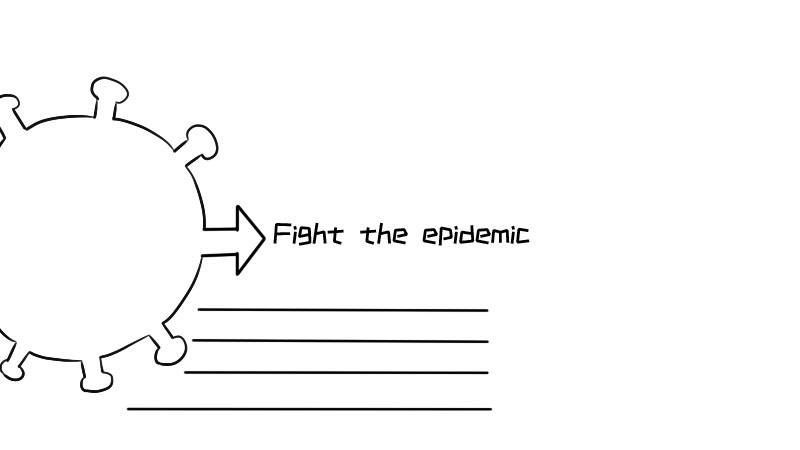 疫情英语手抄报内容