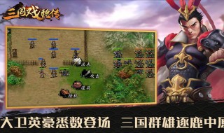 三国戏魏传最佳人物搭配(三国戏魏传武将培养)