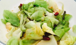 凉拌园白菜怎么做 凉拌白菜怎样做