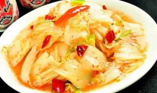 凉拌酸辣白菜的正宗做法 凉拌酸辣白菜的做法大全