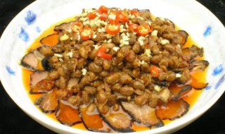 腊八豆蒸腊肉的做法（腊八豆蒸腊肉的做法大全）