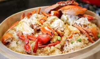 糯米蒸螃蟹的做法 糯米蒸螃蟹简单做法