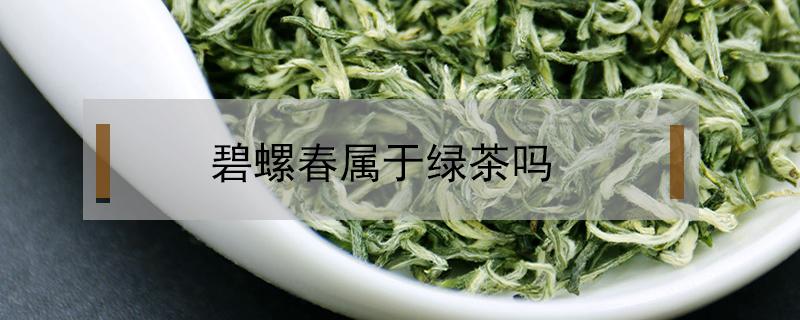 碧螺春属于绿茶吗（碧螺春与绿茶有什么区别）