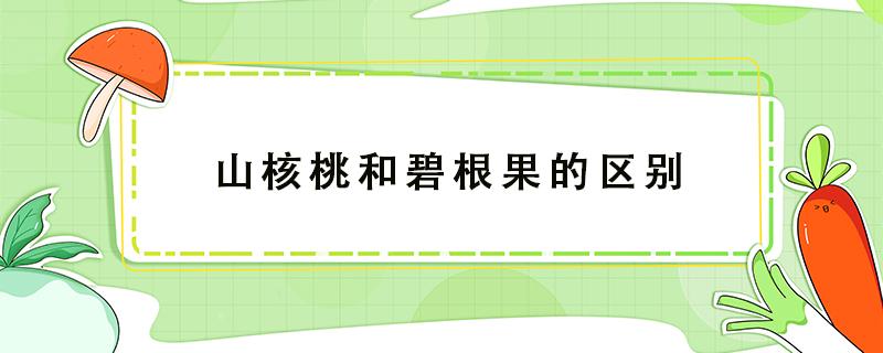 山核桃和碧根果的区别（山核桃与碧根果哪个有营养）