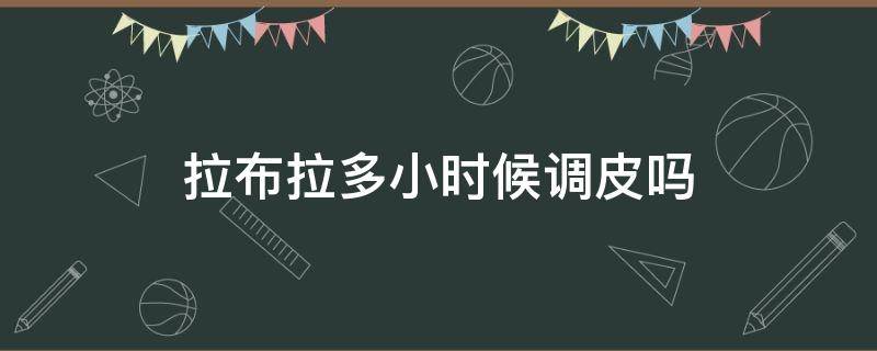 拉布拉多小时候调皮吗 拉布拉多小时候调皮长大了会好吗