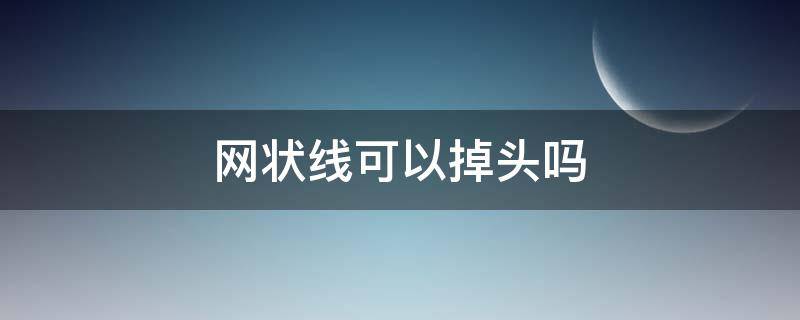 网状线可以掉头吗 白线网状线区域可以掉头吗