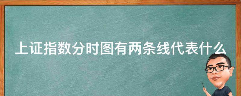 上证指数分时图有两条线代表什么 上证分时图的黄白线代表什么