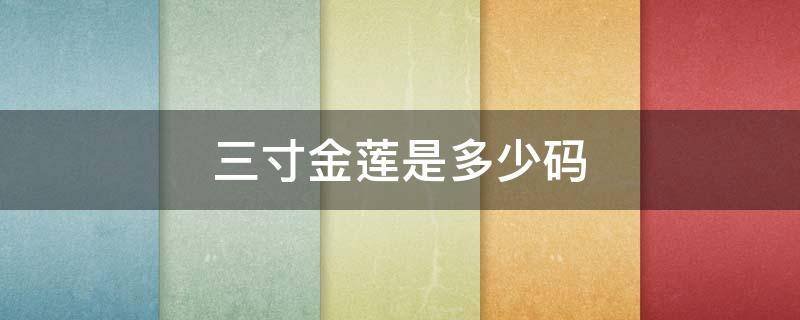 三寸金莲是多少码 三寸金莲是多少码的脚