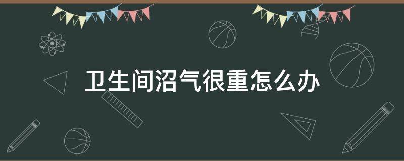 卫生间沼气很重怎么办 如何解决厕所里的沼气