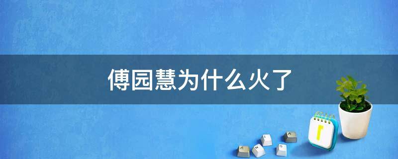 傅园慧为什么火了（傅园慧因为什么火的）