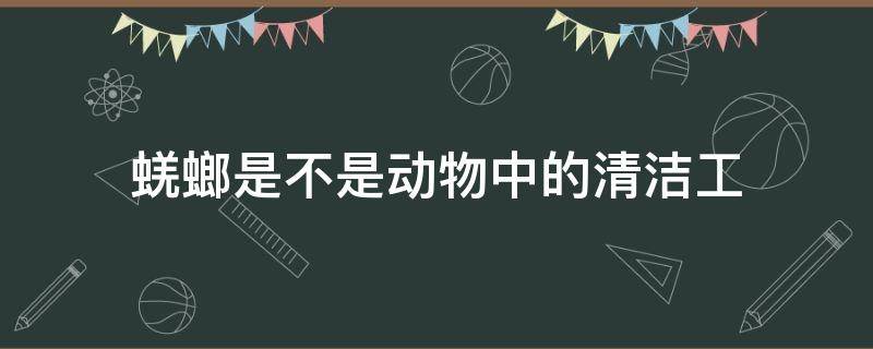 蜣螂是不是动物中的清洁工 蟑螂是清洁工吗