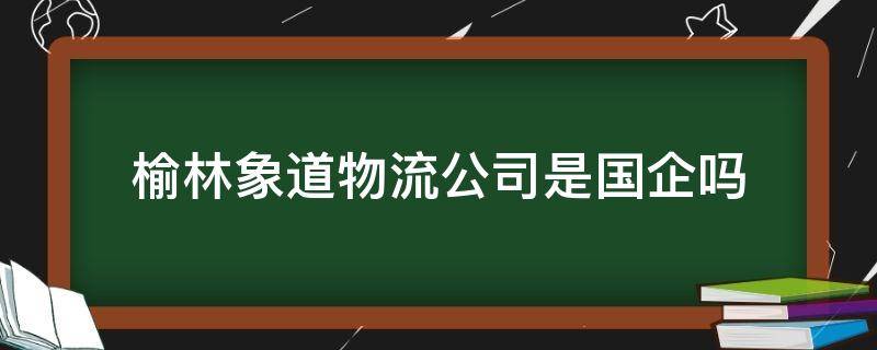 榆林象道物流公司是国企吗 榆林象道物流有限公司是国企吗