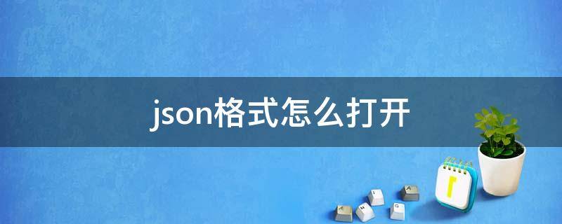 json格式怎么打开 手机json格式怎么打开