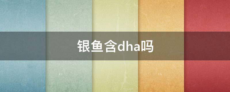 银鱼含dha吗 银鳕鱼和鳕鱼哪个dha高