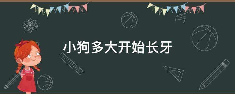 小狗多大开始长牙（小狗多大开始长牙齿）