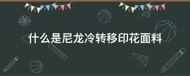 什么是尼龙冷转移印花面料 注塑尼龙表面料花