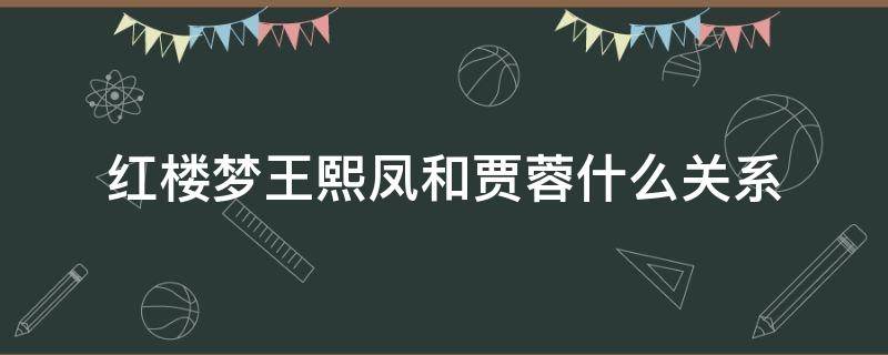 红楼梦王熙凤和贾蓉什么关系（红楼梦中贾蓉和王熙凤的关系暧昧吗）