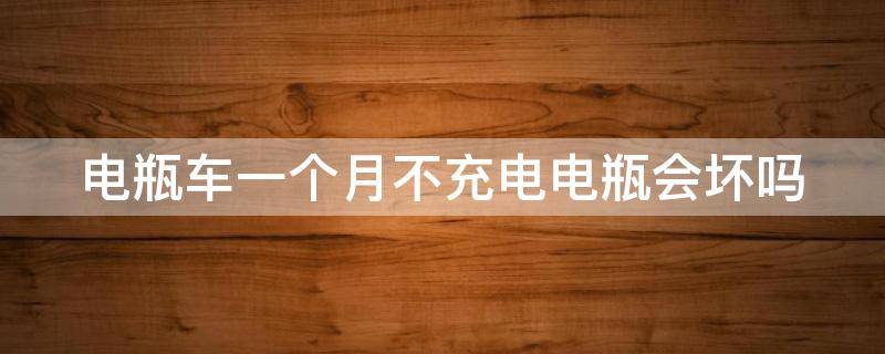 电瓶车一个月不充电电瓶会坏吗（电瓶车一个月不充电电瓶会坏吗视频）