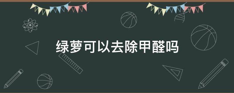 绿萝可以去除甲醛吗 绿萝吸甲醛吗