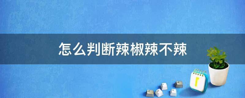 怎么判断辣椒辣不辣（怎么判断红辣椒辣不辣）