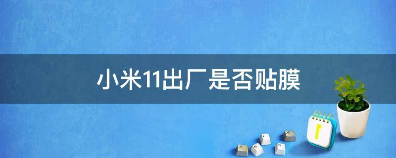 小米11出厂是否贴膜（小米11出产有贴膜吗）