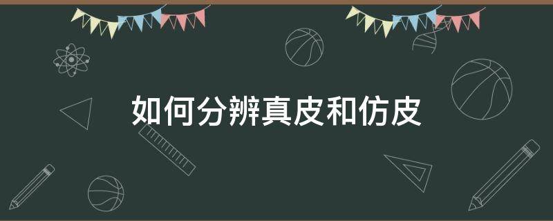 如何分辨真皮和仿皮（怎样分辨真皮）