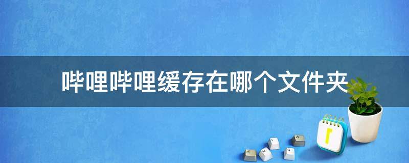 哔哩哔哩缓存在哪个文件夹 手机哔哩哔哩缓存在哪个文件夹