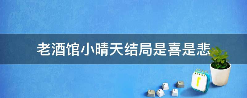 老酒馆小晴天结局是喜是悲 老酒馆小晴天大结局