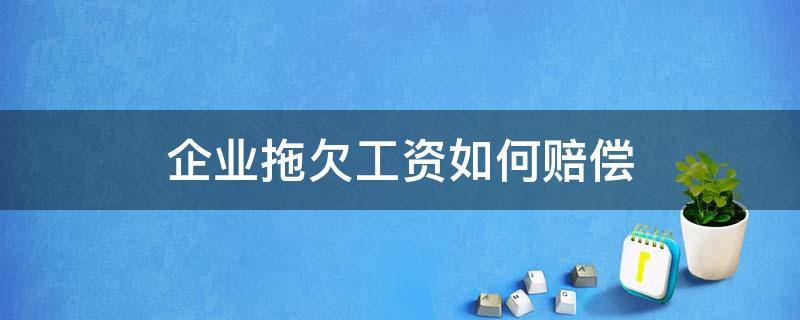 企业拖欠工资如何赔偿（企业拖欠工资怎么赔偿）