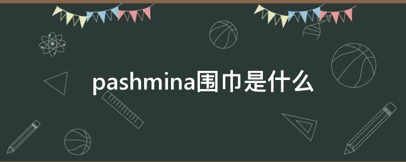 pashmina围巾是什么 pashmina围巾是什么牌子