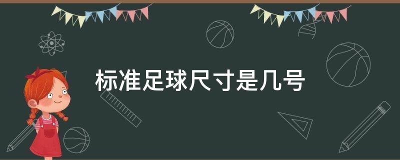 标准足球尺寸是几号 足球尺寸标准尺寸是几号