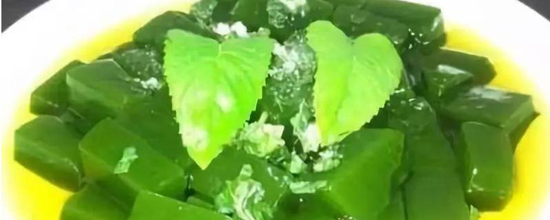 青草豆腐做法（青草豆腐做法比例）