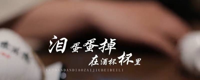 泪蛋蛋掉在酒杯杯里原唱是谁（泪蛋蛋掉在酒杯杯里原唱是谁马美如）